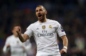 Karim Benzema Celebration Real Madrid Wallpaper