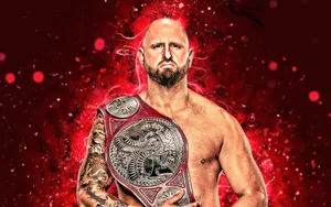 Karl Anderson Glowing In Red Wallpaper
