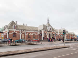 Karlstad Sweden Historic Train Station Wallpaper