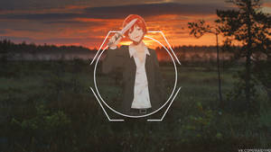 Karma Akabane Behind The Sunset Wallpaper