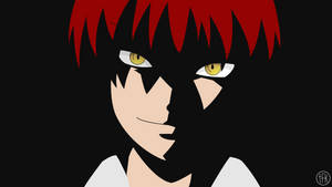 Karma Akabane Creepy Look Wallpaper