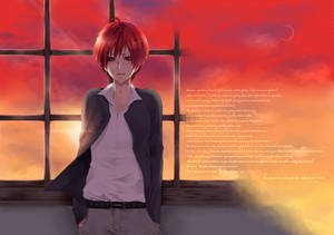 Karma Akabane Of Assassination Classroom Manga Wallpaper