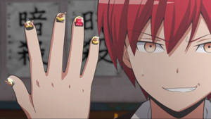 Karma Akabane Takoyaki Nail Art Wallpaper