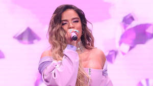 Karol G At Concert Event Wallpaper