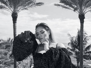 Karol G Black And White Wallpaper