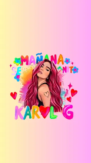 Karol G Manana Sera Bonito Artwork Wallpaper