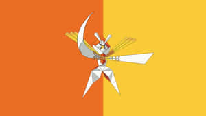 Kartana With Orange And Yellow Background Wallpaper