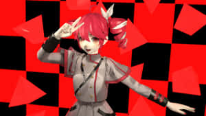 Kasane Teto Dance Pose Wallpaper