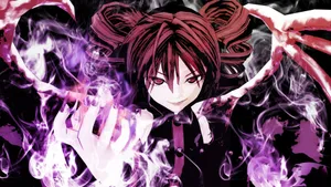 Kasane Teto Dark Power Wallpaper