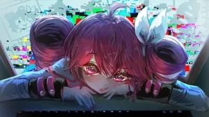 Kasane Teto Digital Art Wallpaper