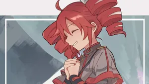 Kasane Teto Praying Pose Wallpaper