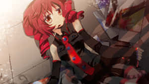 Kasane Teto Red Hair Style Wallpaper