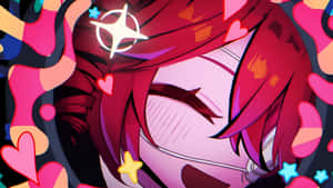 Kasane Teto Vibrant Expression Wallpaper