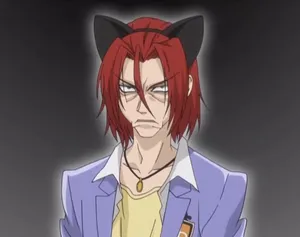 Kasanoda Ritsu Smiling In A Serene Outdoor Setting Wallpaper