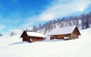 Kashmir Winter Wonderland Wallpaper