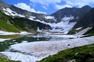 Kashmiri_ Mountain_ Lake_ Scenery Wallpaper