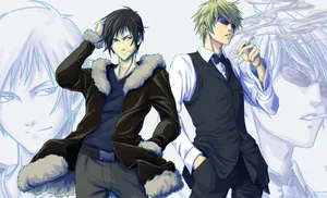 Kasuka Heiwajima Striking A Pose In A Dramatic Scene Wallpaper