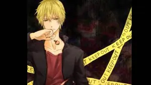 Kasuka Heiwajima Striking A Pose In A Dynamic Urban Environment Wallpaper