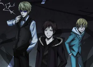 Kasuka Heiwajima Striking A Pose In Distinctive Attire Wallpaper