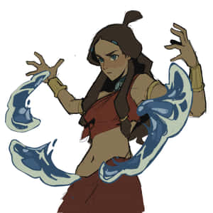 Katara_ Waterbending_ Artwork Wallpaper