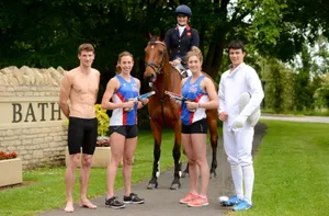 Kate French Modern Pentathlon Athlete Wallpaper