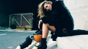 Kate Moss In Vogue Paris Wallpaper