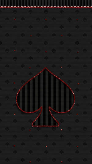 Kate Spade Black And Red Logo Wallpaper