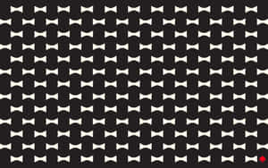 Kate Spade Desktop White Bowties Pattern Wallpaper
