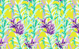 Kate Spade Floral-themed Painting Wallpaper