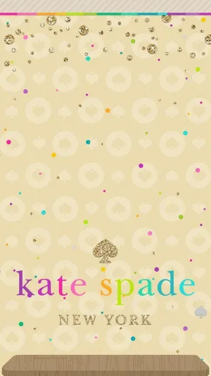 Kate Spade Rainbow Word Mark Wallpaper