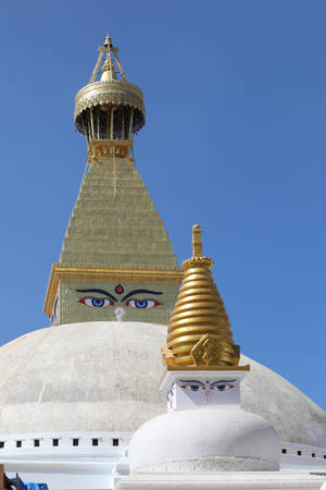 Kathmandu Pagoda Top Wallpaper