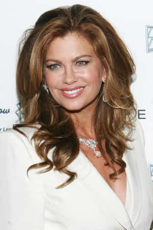 Kathy Ireland Smiling Portrait Wallpaper