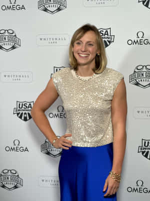 Katie Ledeckyat Golden Goggle Awards Wallpaper