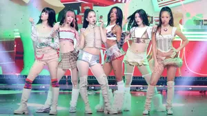 Katseye Dance Performance Group Stage Wallpaper