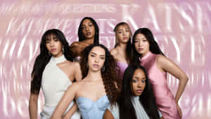 Katseye Diverse Fashion Models Group Wallpaper