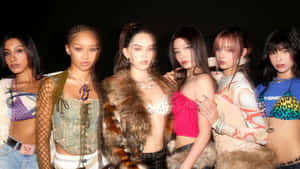 Katseye Fashion Group Night Out Wallpaper