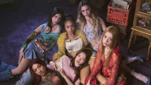 Katseye Group Fashion Portrait Wallpaper