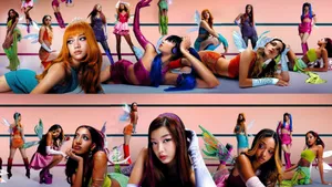 Katseye Group Fashion Shoot Wallpaper