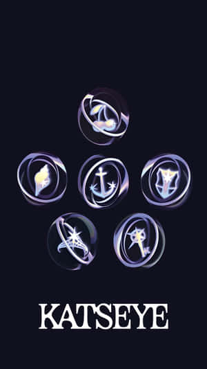 Katseye Logo Symbols Wallpaper