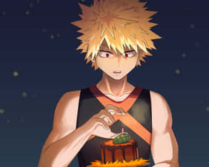 Katsuki Bakugo Birthday Celebration4 K Wallpaper