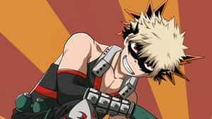 Katsuki Bakugo Explosive Pose4 K Wallpaper