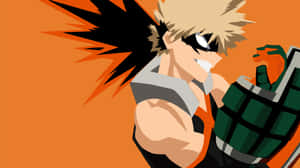 Katsuki Bakugo Explosive Power4 K Wallpaper