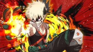 Katsuki Bakugo Explosive Power4 K Wallpaper