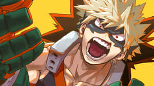 Katsuki Bakugo Explosive Power4 K Wallpaper