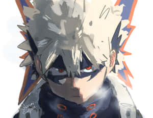 Katsuki Bakugo Intense Gaze4 K Wallpaper