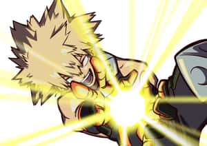 Katsuki Bakugo Power Release4 K Wallpaper