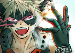 Katsuki Bakugo Power Unleashed4 K Wallpaper