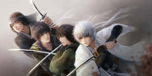 Katsura_ Kotaro_and_ Comrades_in_ Battle_ Artwork Wallpaper