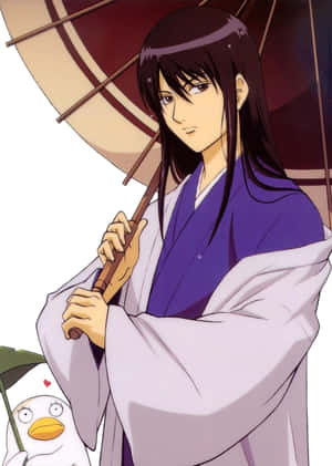 Katsura_ Kotaro_ Anime_ Character_with_ Umbrella Wallpaper