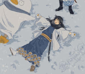 Katsura Kotaro Snowy Fall Wallpaper